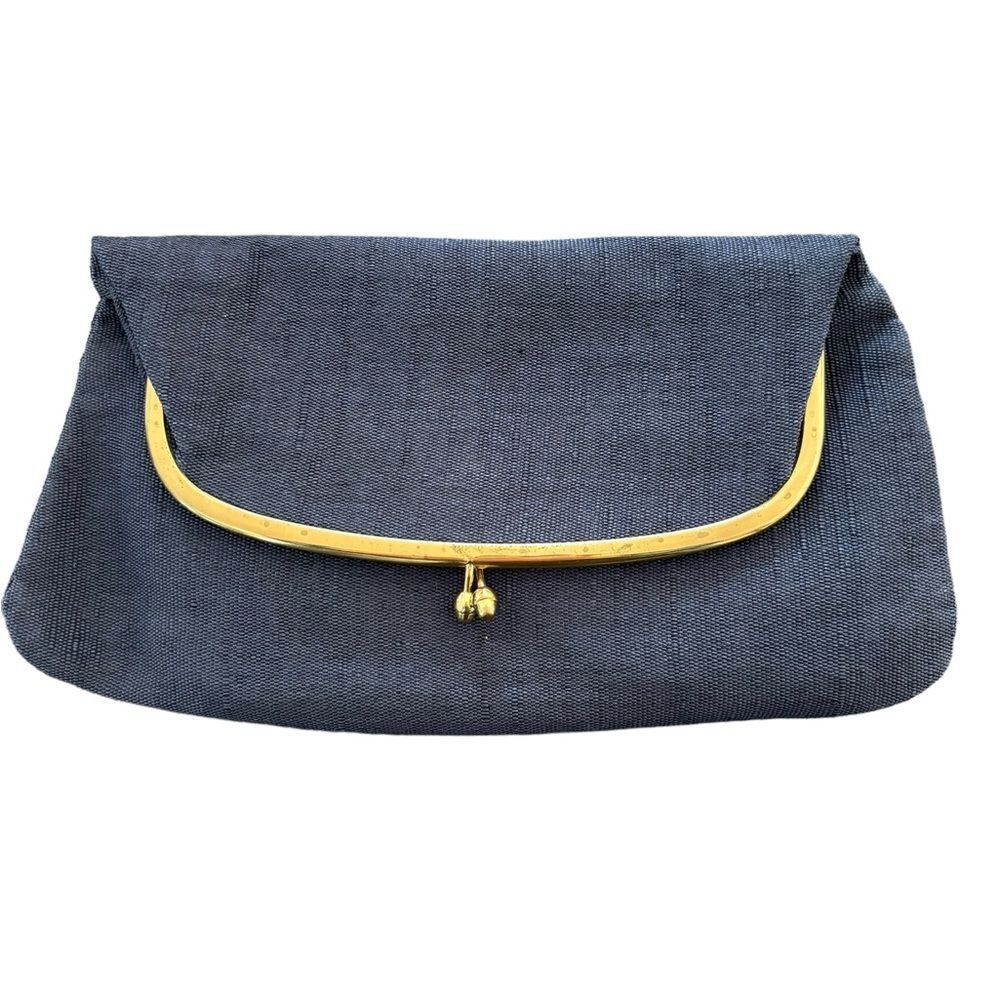 Vintage Ingber Clutch with Matching Coin Purse and Mirror